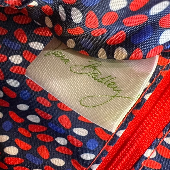 Vera Bradley Preppy Poly Bright Orange Crossbody Bag NWOT - Picture 8 of 11